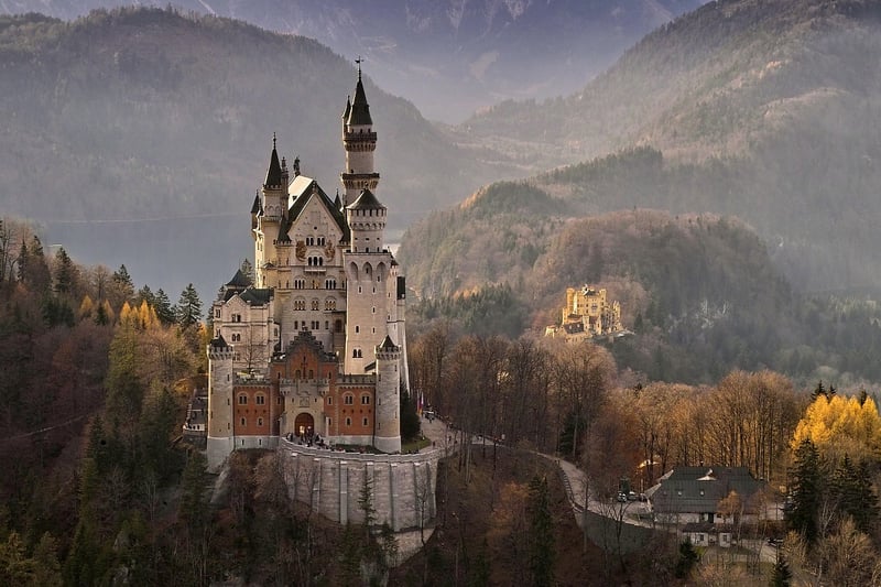 Neuschwanstein Castle Gardens, Bavaria